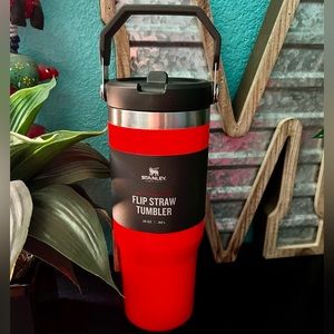 Stanley Hunt and Fish Blaze Orange IceFlow 30 oz Tumbler Authentic